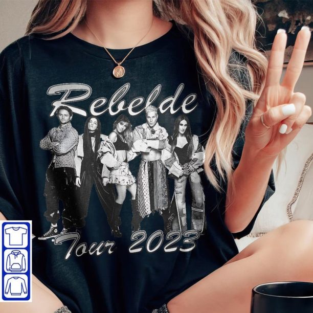 Rebelde Tour Shirt, Soy Rebelde Shirt, Rebelde Concert 2023 Shirt, Soy Rebelde Tour 2023 Shirt, RBD Concert Tshirt