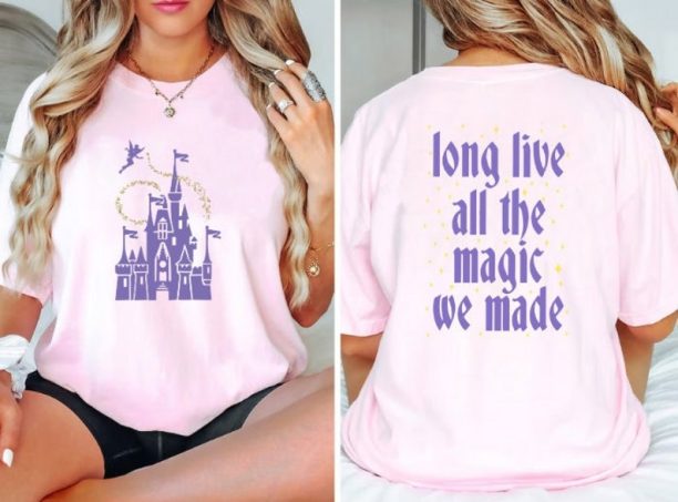 Long live all the magic we made comfort colors shirt, All the magic tee, The 1971 castle, Magic kingdom, Disney Castle Shirt