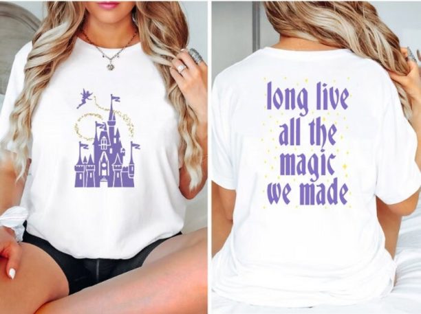 Long live all the magic we made comfort colors shirt, All the magic tee, The 1971 castle, Magic kingdom, Disney Castle Shirt