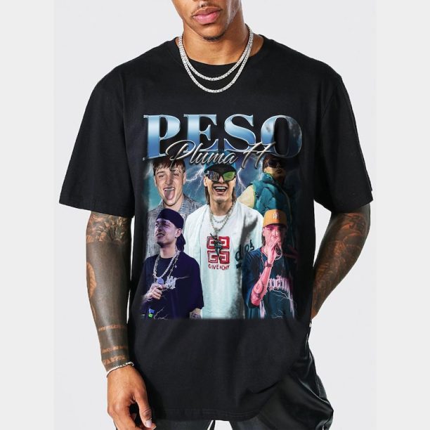 Peso Pluma Vintage Look LA Edition Shirt, Oversized Retro Bootleg Tee