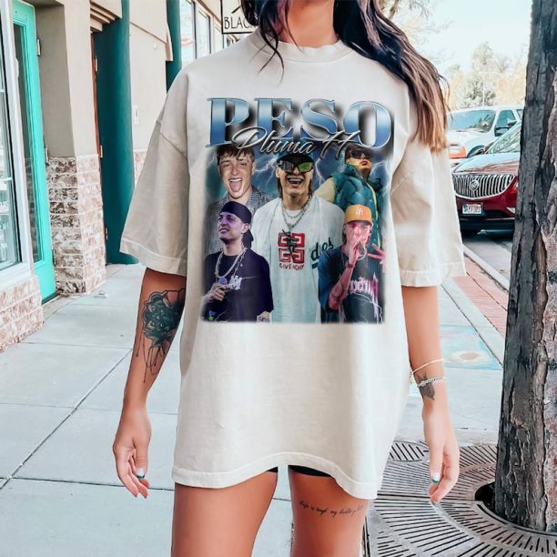 Peso Pluma Vintage Look LA Edition Shirt, Oversized Retro Bootleg Tee