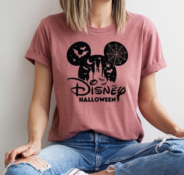 Disney Halloween Shirt, Halloween Matching Shirts, Disney Trip Clothes, Disneyland Graphic Tees, Spooky Season Sweatshirt