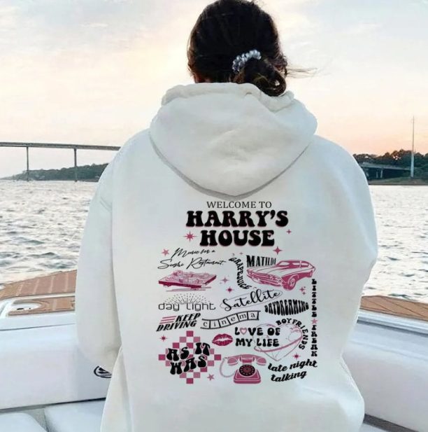 Harry Styles Love on Tour 2023 Hoodie | Harry Styles Merch, Gift for Harry Styles Fan, Welcome To Harrys House