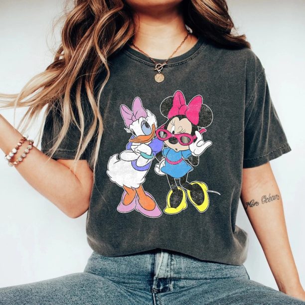 Disney Minnie Daisy Comfort Colors® Shirt, Disney Girls Shirt, Disney Besties Shirt, Disneyworld Shirt, Disney Womens Shirt, Disneyland Tee