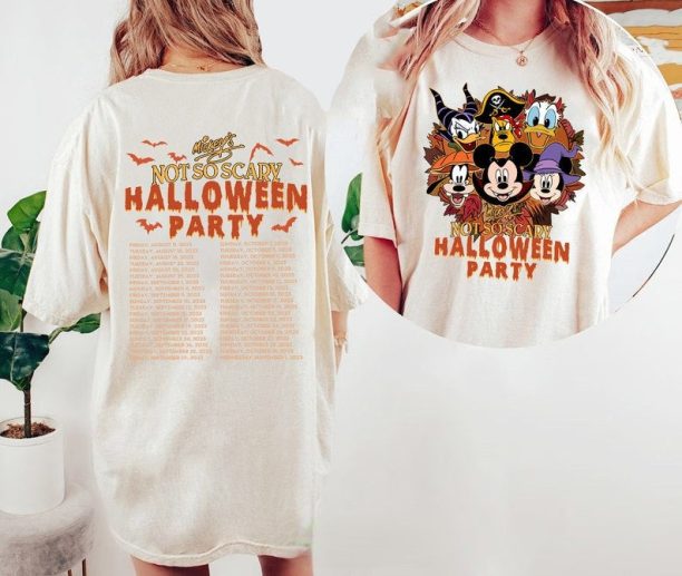 Disney Halloween Party 2023 Shirt, Mickey's Not So Scary, Disney Halloween Sweatshirt