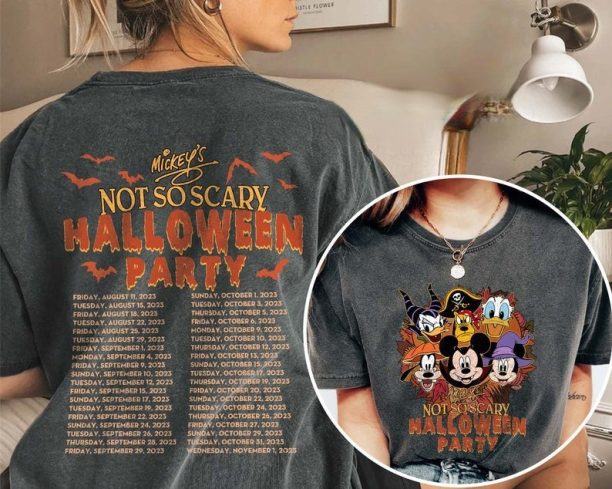 Disney Halloween Party 2023 Shirt, Mickey's Not So Scary, Disney Halloween Sweatshirt