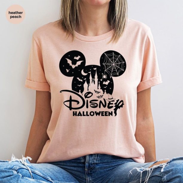 Disney Halloween Shirt, Halloween Matching Shirts, Disney Trip Clothes, Disneyland Graphic Tees, Spooky Season Sweatshirt