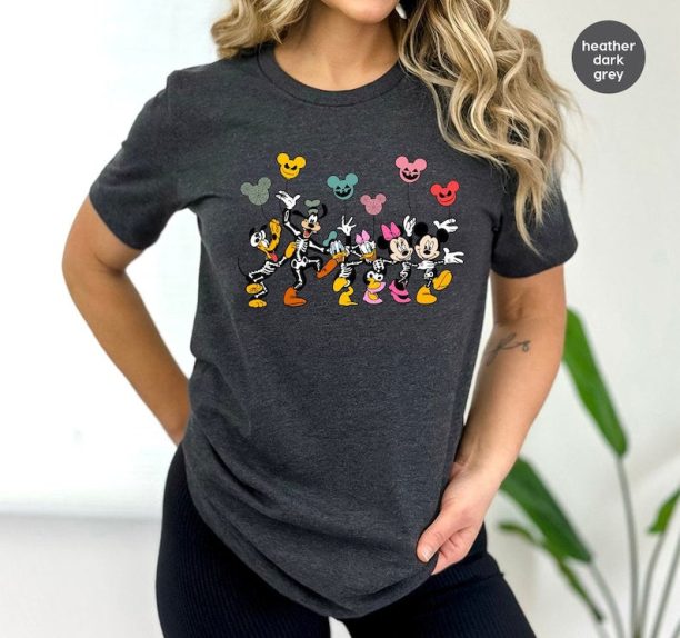 Disney World Shirts, Disney Halloween Shirt, Halloween Gift, Funny Kids Clothing, Spooky Season Outfits, Mickey and Friends Graphic Tees