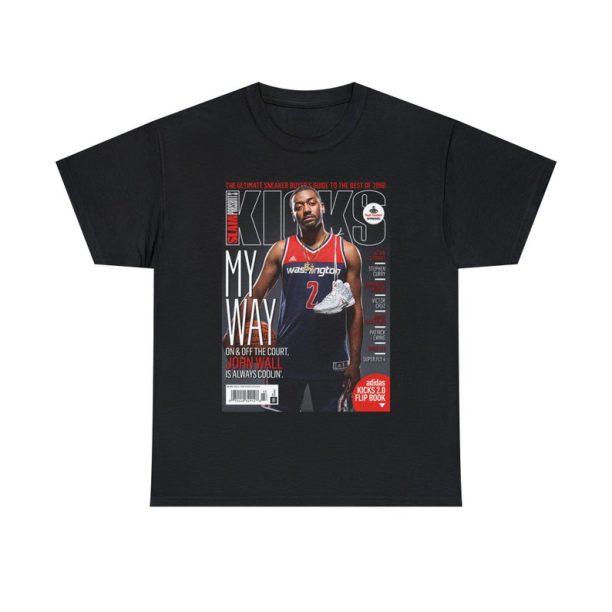 John Wall Washington Wizards NBA Slam Kicks Cover Tee Shirt