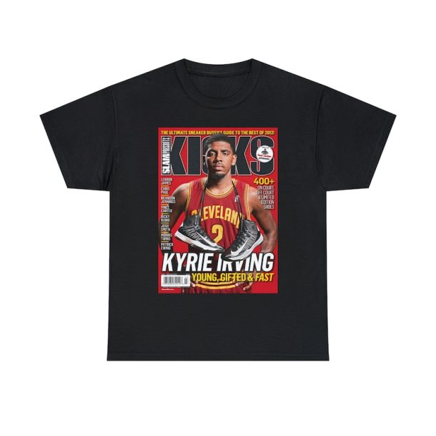 Kyrie Irving Cleveland Cavaliers NBA Slam Kicks Cover Tee Shirt