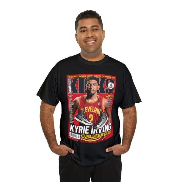 Kyrie Irving Cleveland Cavaliers NBA Slam Kicks Cover Tee Shirt