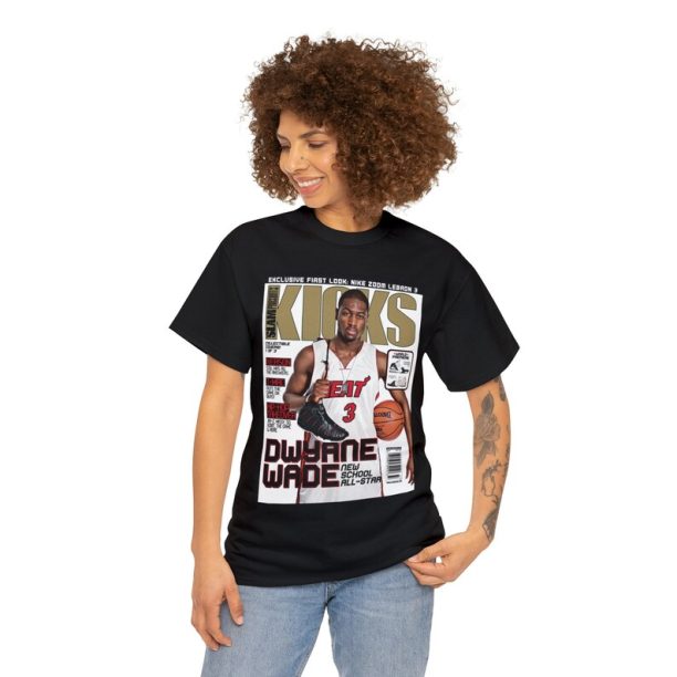 Dwayne Heat Miami Heat NBA Slam Kicks Cover Tee Shirt