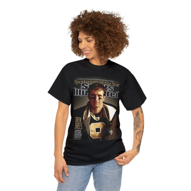 Drew Brees New Orleans Saints NFL Sports Illustrated Tee Shirt