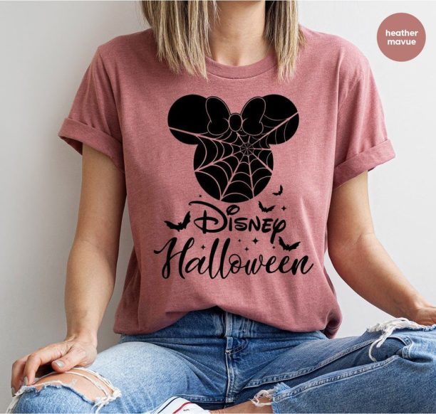 Disney Halloween Sweatshirt, Minnie Mouse Shirt, Kids Halloween Gifts, Minnie Ears Graphic Tees, Matching Family Outfits, Disney Trip Shirt