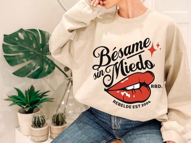 Besame Sin Miedo RBD Soy Rebelde Tour 2023 Sweatshirt, Generacion Rebelde World Tour Sweatshirt, Rebelde Merch, Gift For Fan