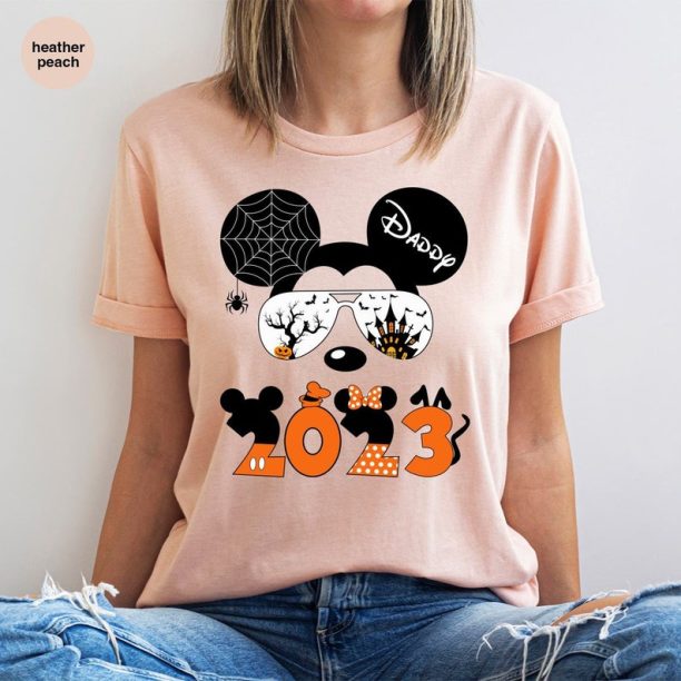 Disney World T-Shirt, Halloween Daddy Shirts, Disney Trip Family Clothing, Funny Halloween Gifts, Mickey Mouse Tshirt, Gift for Dad