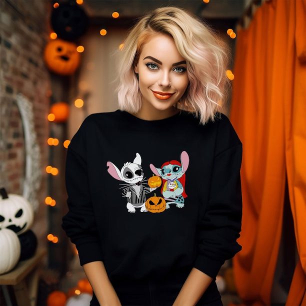 Cute Halloween Sweater, Disney Halloween Sweat, Stitch Halloween Sweater, Disney Stitch Shirt, Trick Or Treat Shirt, Spooky Disney Shirt