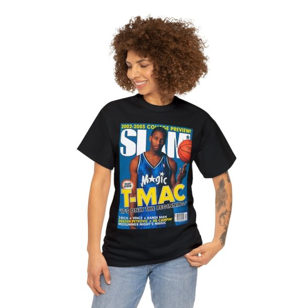 Tracy McGrady T-Mac Orlando Magic NBA Slam Cover Tee Shirt