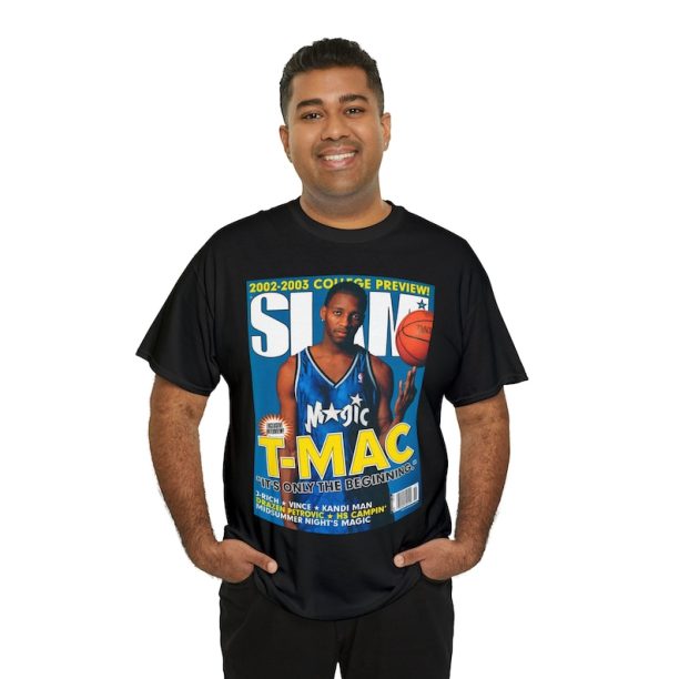 Tracy McGrady T-Mac Orlando Magic NBA Slam Cover Tee Shirt