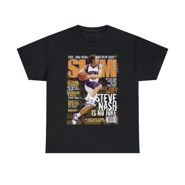 Steve Nash Phoenix Suns NBA Slam Cover Tee Shirt