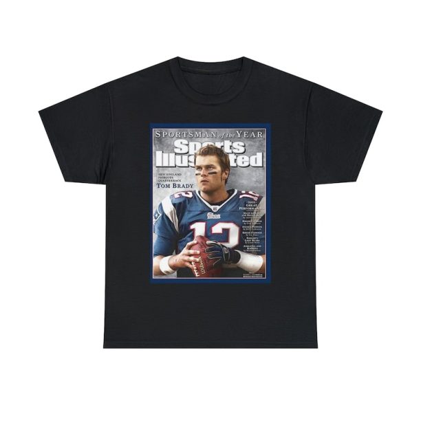 Tom Brady New England Patriots NFL Sports Illustrated Cover Tee Shirt