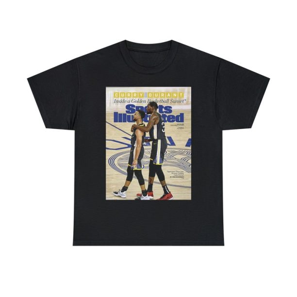 Kevin Durant Stephen Curry Golden State Warriors NBA Sports Illustrated Cover Tee Shirt