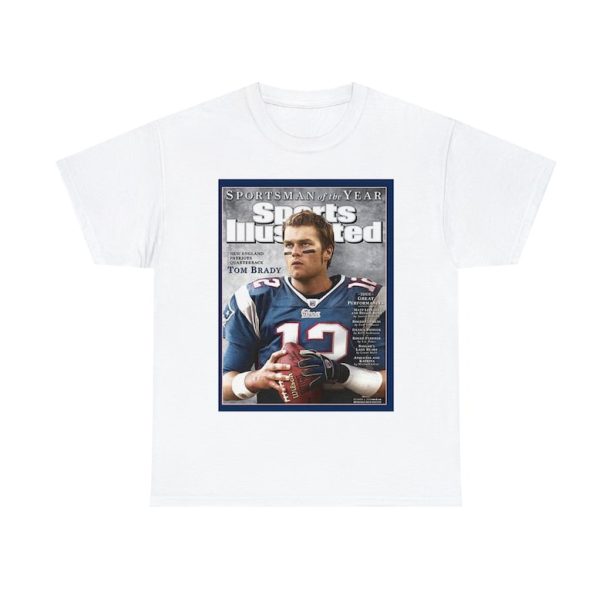 Tom Brady New England Patriots NFL Sports Illustrated Cover Tee Shirt