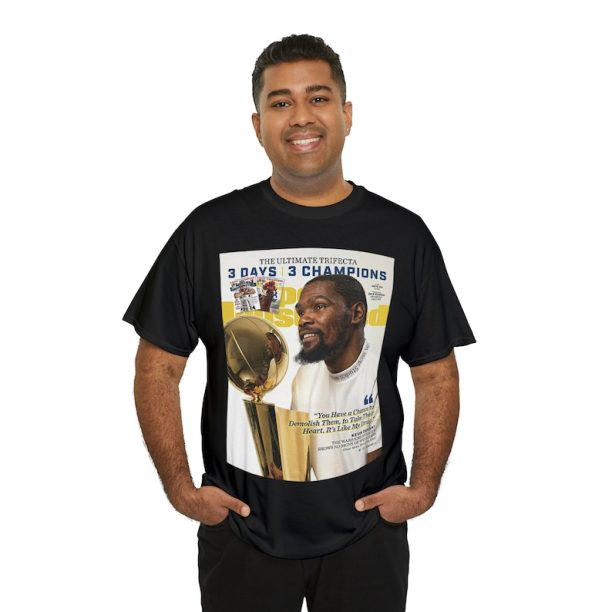 Kevin Durant Golden State Warriors NBA Sports Illustrated Cover Tee Shirt