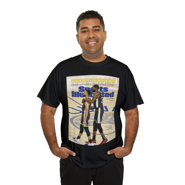 Kevin Durant Stephen Curry Golden State Warriors NBA Sports Illustrated Cover Tee Shirt