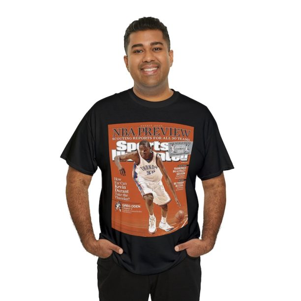 Kevin Durant OKC Oklahoma City Thunder NBA Sports Illustrated Cover Tee Shirt