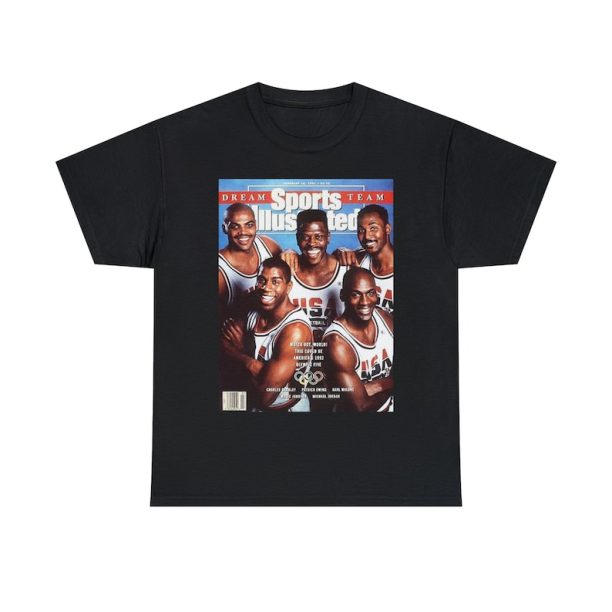 Sports Illustrated Cover Tee Shirt Dream Team 1992 Olympics