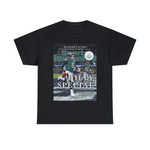 Sports Illustrated Cover Tee Shirt Philly Special The Eagles SuperBowl LII