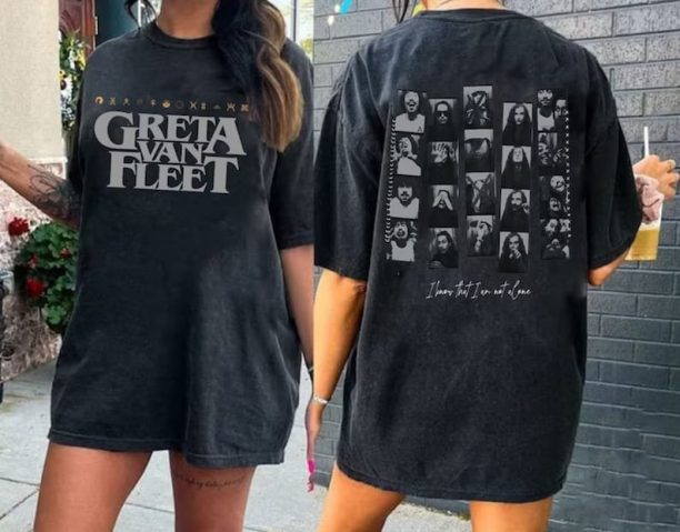 Greta Van Fleet World Tour 2023 Shirt, Dream In Gold Tour, Starcatcher Tour Tee, Vintage Greta New Album Shirt, Greta Van 2023