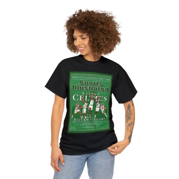 Boston Celtics NBA Championship Sports Illustrated Tee Shirt