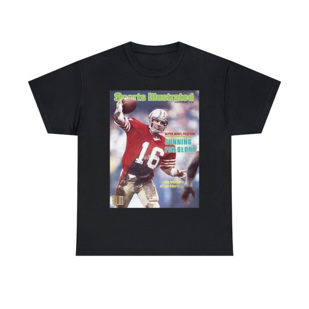 Joe Montana San Francisco 49ers NFL Sports Illustrated Tee Shirt