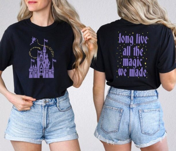 Long live all the magic we made comfort colors shirt, All the magic tee, The 1971 castle, Magic kingdom, Disney Castle Shirt