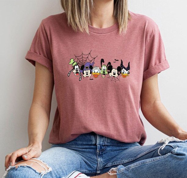 Disney Witch Shirts, Halloween Crewneck Sweatshirt, Toddler Shirts, Witchy Gifts, Mickey and Friends Graphic Tees, Spooky Season Outfits