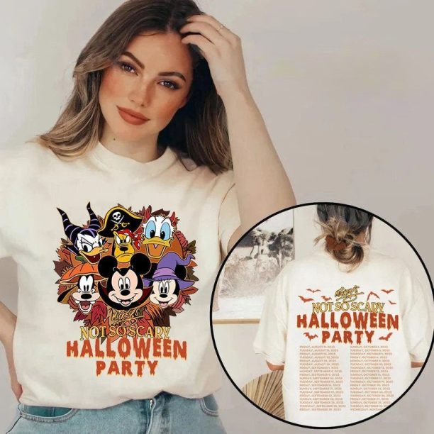 Disney Halloween Party 2023 Shirt, Mickey's Not So Scary, Disney Halloween Sweatshirt