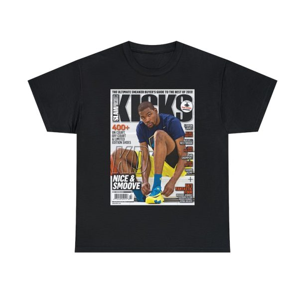 Kevin Durant Golden State Warriors NBA Slam Kicks Cover Tee Shirt