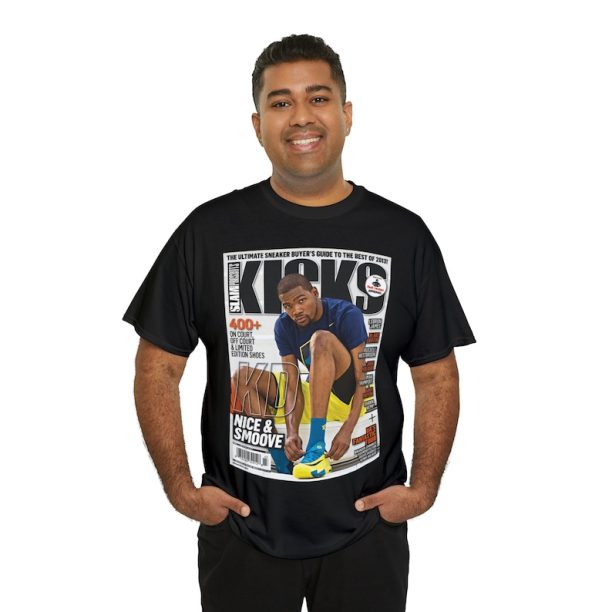 Kevin Durant Golden State Warriors NBA Slam Kicks Cover Tee Shirt