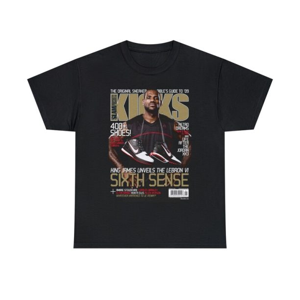 LeBron James Cleveland Cavaliers NBA Slam Kicks Cover Tee Shirt