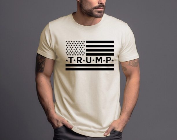 Trump Flag Shirt, 2024 Trump Shirt, Republican T Shirt, Voting Shirt, MAGA Ladies Shirt, MAGA 2024, Trump Election Tee