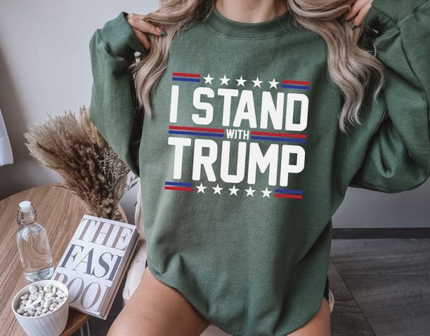 I Stand With Trump Shirt, Free Trump Shirt, Trump 2024 Shirt, Pro America Shirt, Republican Shirt, President Trump Shirt