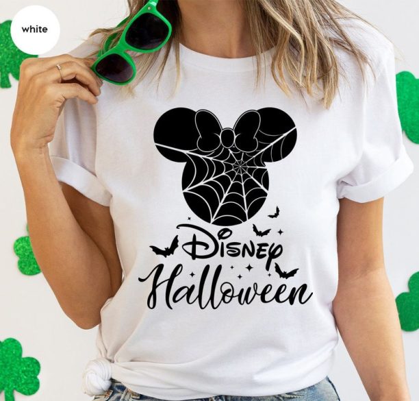 Disney Halloween Sweatshirt, Minnie Mouse Shirt, Kids Halloween Gifts, Minnie Ears Graphic Tees, Matching Family Outfits, Disney Trip Shirt