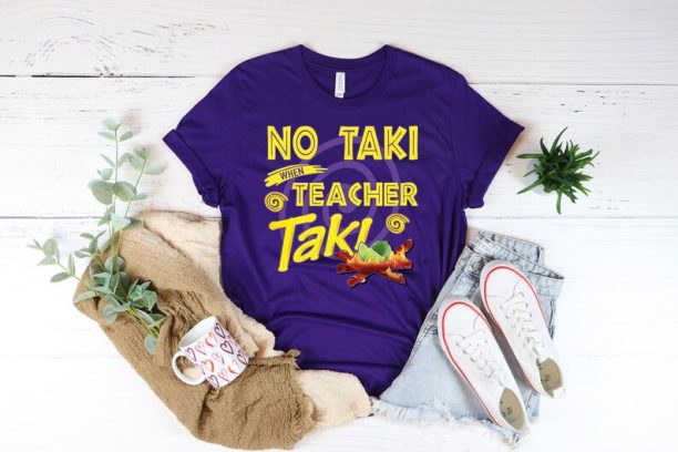 No Taki When Teacher Taki Shirt, Funny Teacher Sweatshirt, Teacher Lover T-Shirt, Cool Education Shirts, Teacher Sweater