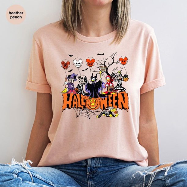 Mickey and Friends Shirt, Halloween Gift, Disneyland Outfits, Disney Halloween Sweatshirt, Disney World T-Shirt, Matching Family Clothing