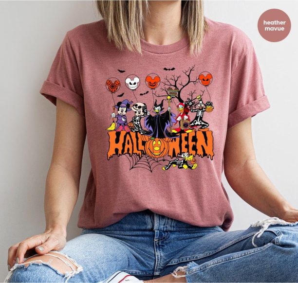 Mickey and Friends Shirt, Halloween Gift, Disneyland Outfits, Disney Halloween Sweatshirt, Disney World T-Shirt, Matching Family Clothing