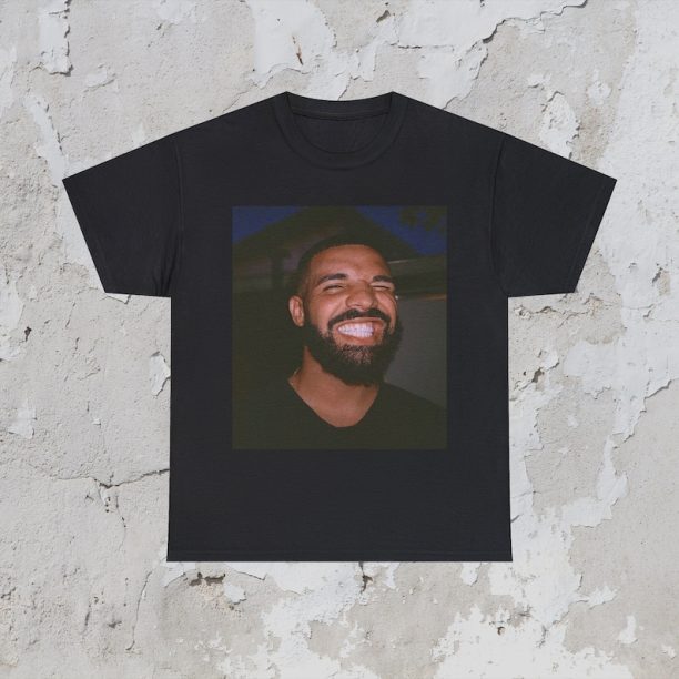 Drake Smile T-shirt | Hip Hop Clothing | Unisex | Classic Fit | Rapper Shirt