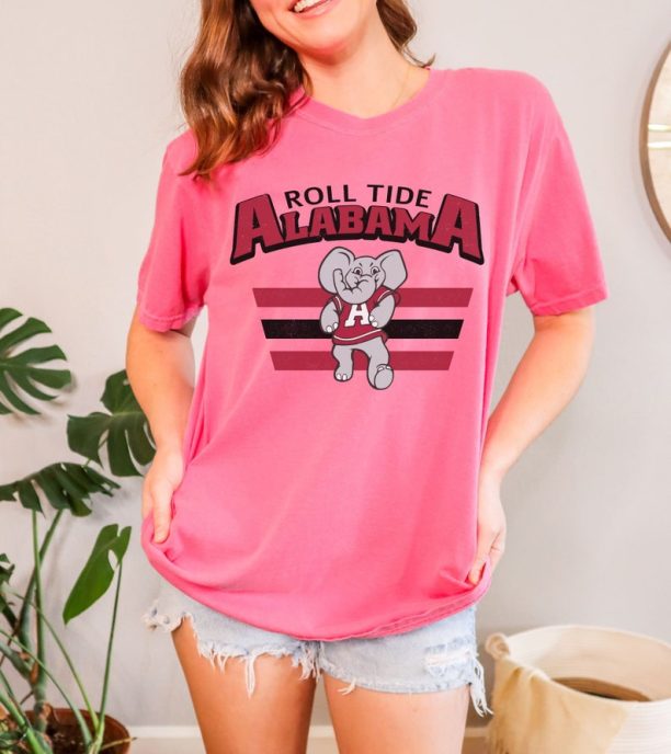 Alabama Vintage Shirt, Game Day Shirts Retro Alabama Graphic Design T shirt