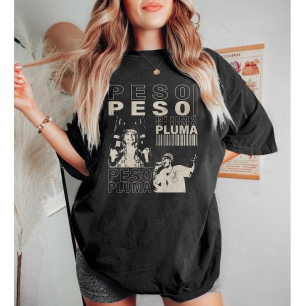 Peso Pluma Shirt, Peso Pluma World Tour 2024 Shirt, Peso Pluma Merch, Peso Pluma Concerts